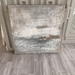 Hand Painted Textured Abstract Wall Art 