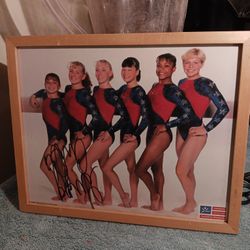 Signed By Two 1996 Gymnatics Champions Team 8"×10"