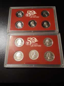 1999 Silver Proof Set Quarters
