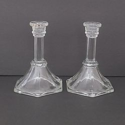 Candle Holders 6.5 " Height, 6" Star Base