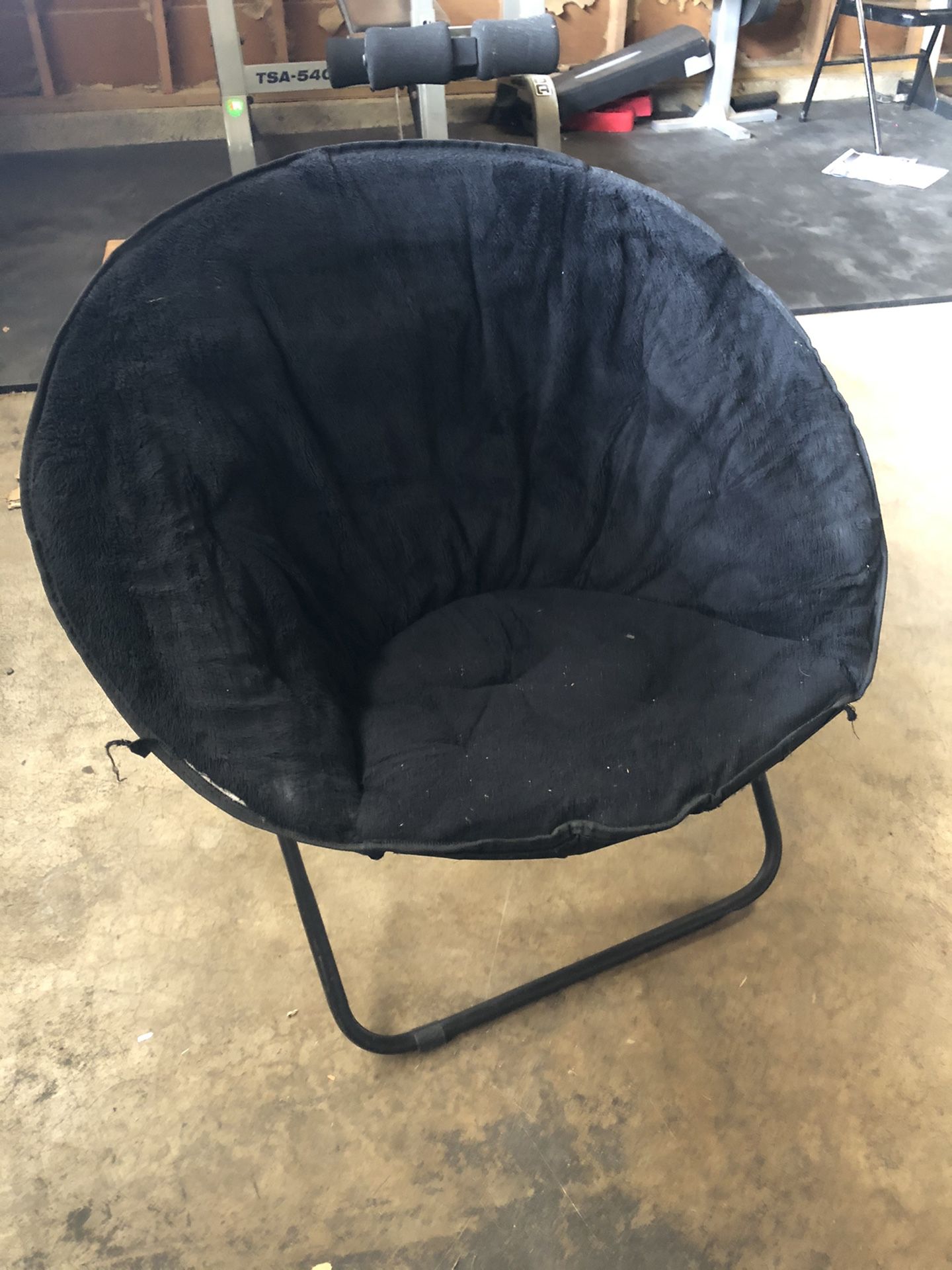 Black Saucer Chairs