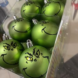 Grinch Christmas Green Ornament 
