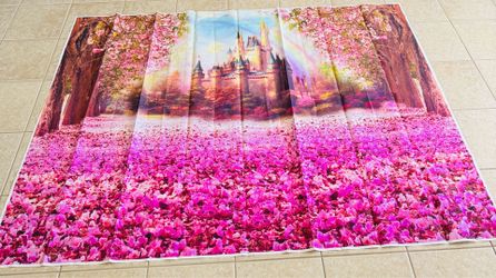 Princess Castle backdrop 82x60”
