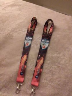 Famous monsters lanyards