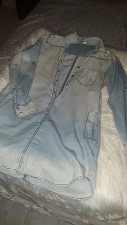 Denim long sleeve med. Dress