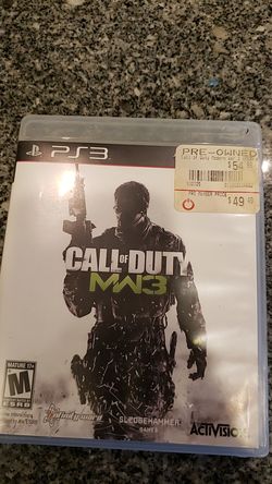 PS3 Moderm Warefare 3