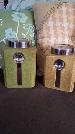 Canister set with spoons