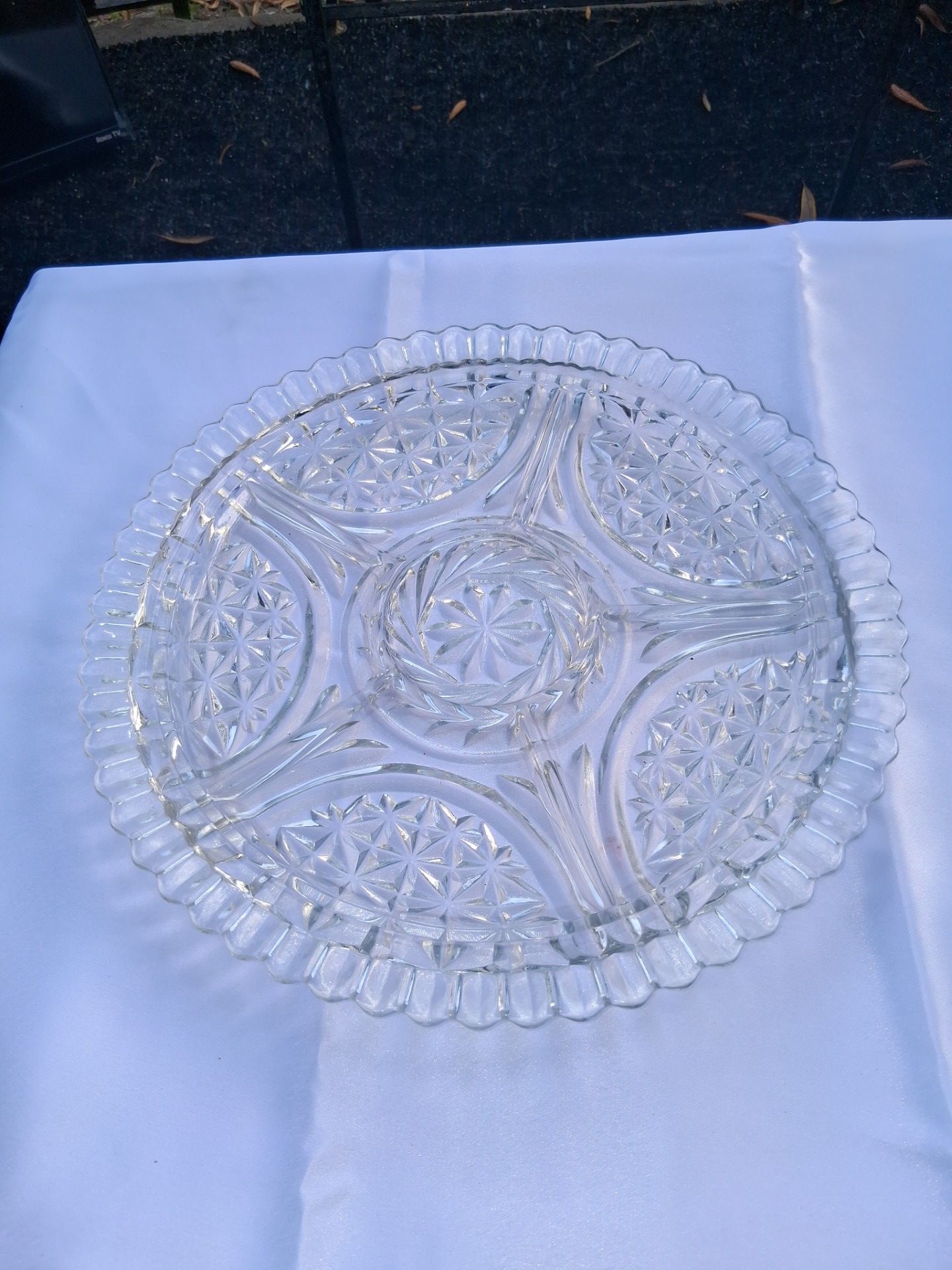Anchor Hocking Relish Plate