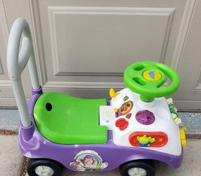 Disney Buzz Woody Toddler Walker Ride On Talking Toy