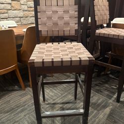 Bar Stools – Solid Wood & Woven Seats – MUST GO $30/chair