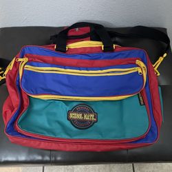 80s 90s Vintage School Shoulder Backpack 