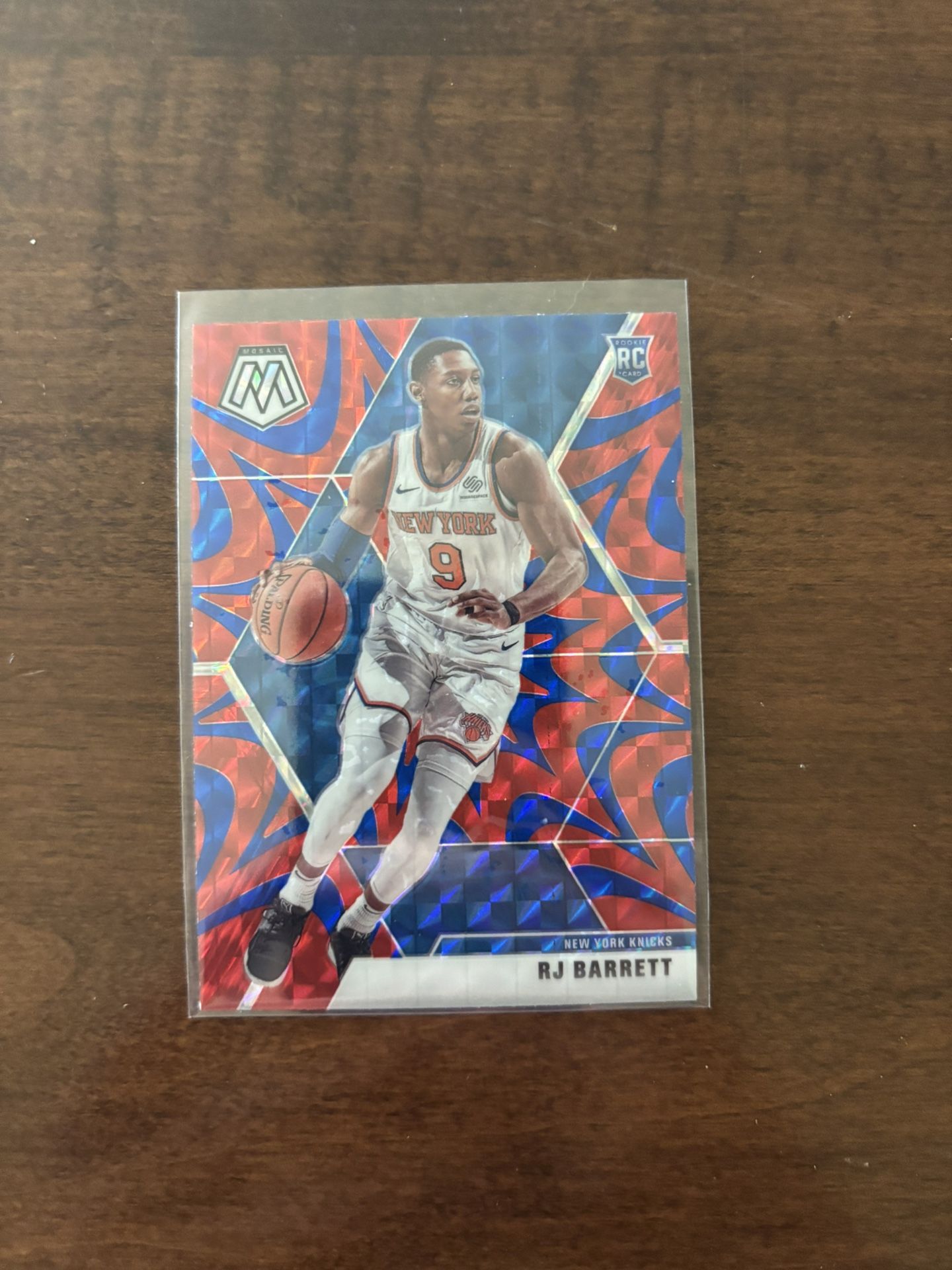 2019 RJ Barrett Mosaic Reactive Blue #229 Rookie Card