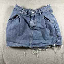 We The Free Denim Mini Skirt Women’s 28 Blue Y2K #564