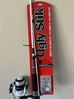 Ugly Stik 7' Complete Saltwater Kit Fishing Rod and Reel Spinning Combo  Brand New for Sale in Moreno Valley, CA - OfferUp