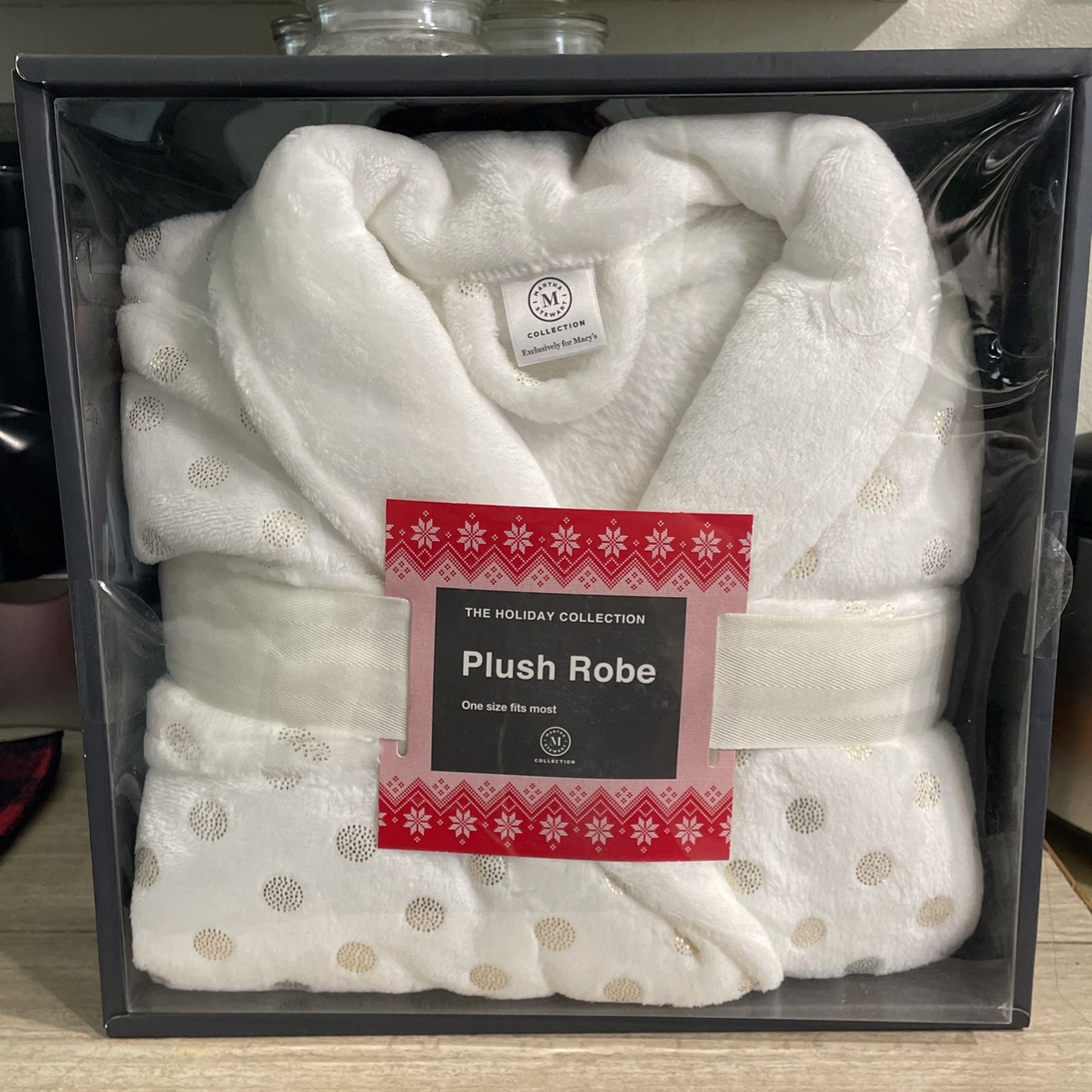 Martha Stewart Plush Robe