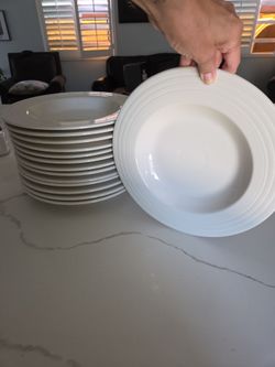 14 pasta plates .   12inch  new