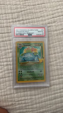 PSA 10 Venusaur Holo Pokemon Celebrations Card