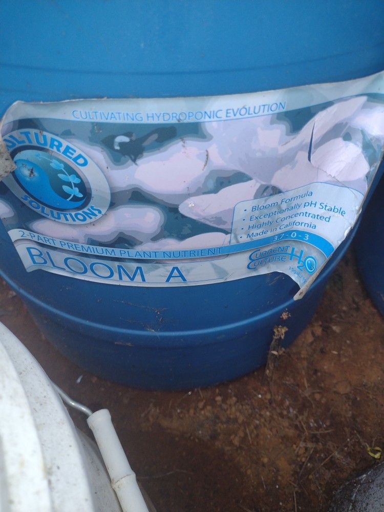 Hydroponic Nutrient Barrels