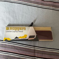 Ruggard leather laptop stand