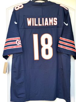 SMALL / MED + LARGE / XL - BEARS #18 CALEB WILLIAMS JERSEY