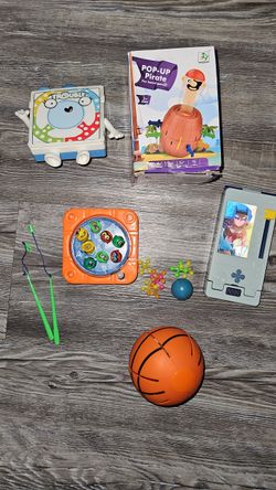 Car Trip Games Mini Magnetic Fishing Game, Trouble , Jacks, Popping Basketball