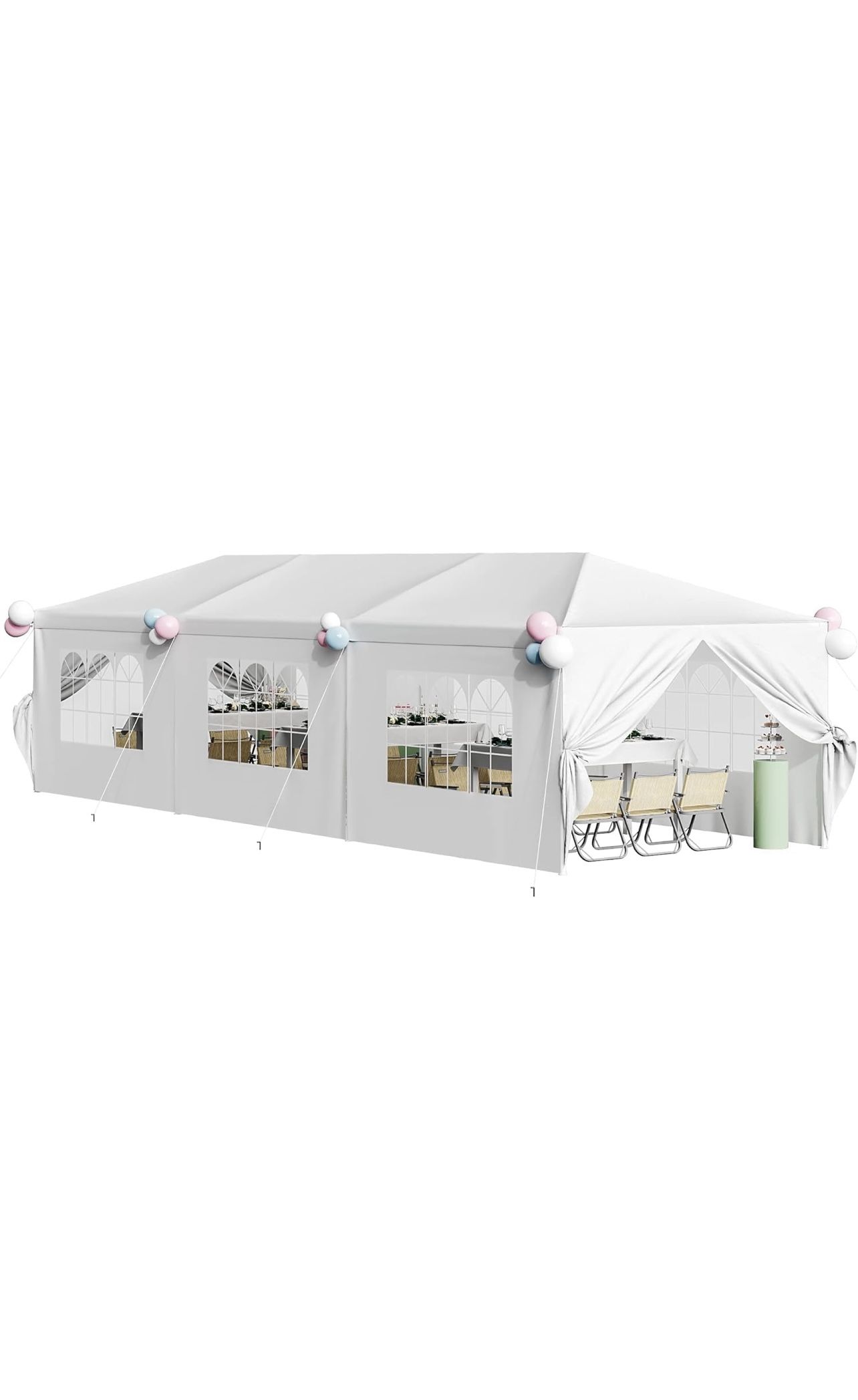 Two 10 X 30 Wedding Tents 