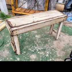 OL' DIRTY BENCH FARMHOUSE RUSTIC PRIMITIVE DISTRESSED PALLET BENCH ENTRYWAY BENCH GARDEN BENCH