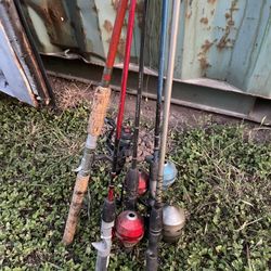 5 Rod And Reel $20
