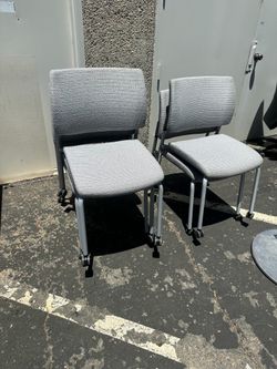 Grey office chairs new $30 each