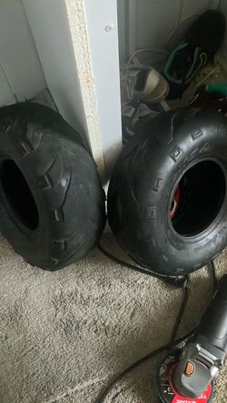 2 almost bald tyres for sell