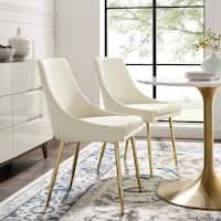 Cream ivory wingback chairs accent chairs brand new 2 piece