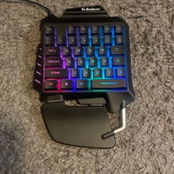 K Snake One Handed Gaming Keyboard