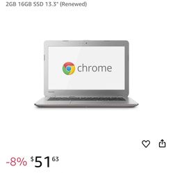 Toshiba Chromebook Computer 