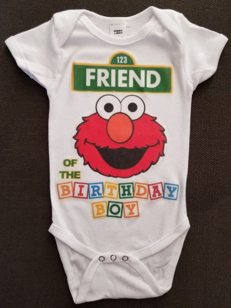 Sesame Street Family Birthday Shirt- Elmo Family birthday shirts