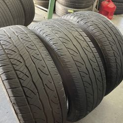 2 USED 27555R20 Dunlop All Season tires for $100 installed and balanced . 275 55 20 275 55 R 20 27555R20 275/55/20 275/55/R20   AIl NEW tires come wit