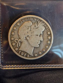 1914 Barber Half Dollar