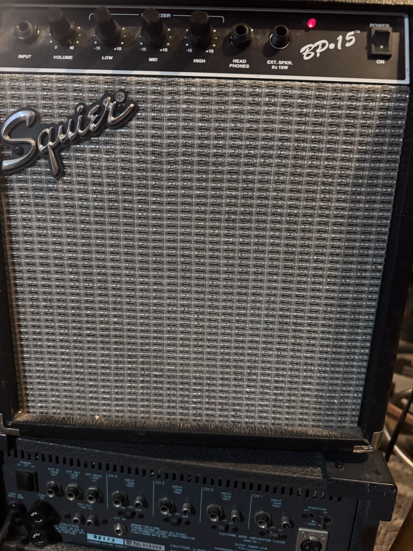 Squire BP 15 base amp
