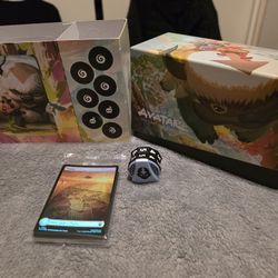 Magic The Gathering- Avatar Land Pack + Counter And Box