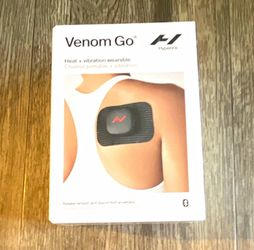 Hyperice Venom Go Wearable Massager Heat + Vibration for Shoulder, Black