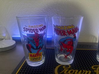 Spider-Man Glass Cups
