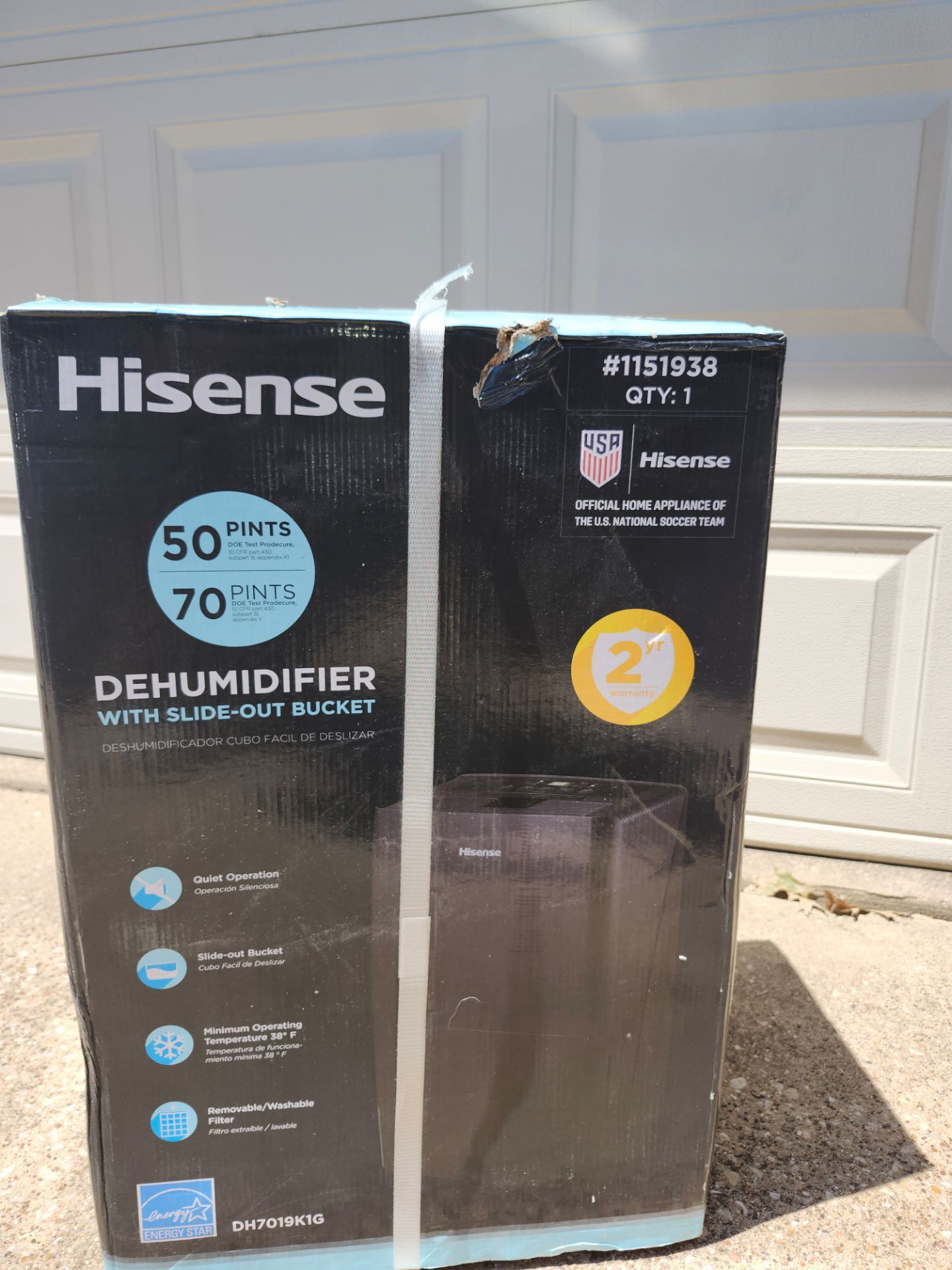 Hisense 50 point Dehumidifier