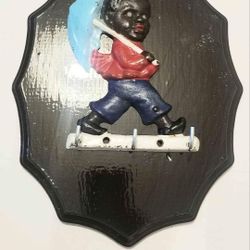 Lil Black Boy Key Chain Holder