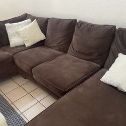 Brown Sectional Couch 