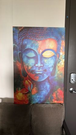 Buddha Wall Art Canvas Art Colorful