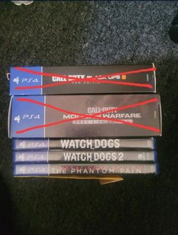 PlayStation 4 Games (Read Description)