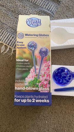 Plant pals glass watering globes