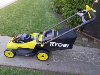 40 volt Ryobi brushless 20" transmission lawn mower tool only $$230