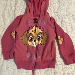 Pink Paw Patrol Hoodie. 2T Nickelodeon 