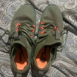 Green And Orange Nike Sneakers