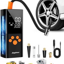 22 Cylinder 25000mAh 150 PSI DC Electric Digital Gauge Pressure LED Light for Car, Motorcycle, Bike, Ball